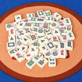 American Style Hand Play Mahjong Tiles Set Durable Acrylic Material White Classic Leisure Board Game for 4 Players Family Party