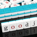Best Seller Melamine Alphabet Mahjong Tiles English Spelling Word Building Kit for Kids Adults Family Party Entertainment Use