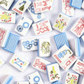 Custom Acrylic American Mahjong OEM ODM Service Portable Hand Play Mahjong Tiles Classic Design Luxury Gift Set Family Leisure