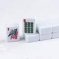 Durable Melamine American Mahjong Game Set with Tiles Small Handheld Size Classic Design Portable for 4 Players Entertainment