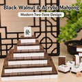 Factory Direct Supply High Grade Luxury Retro Mahjong Acrylic Spliced Tiles Durable Waterproof Portable Hand Play Family Leisure
