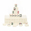 Factory-Wholesale Custom Logo Acrylic American Mahjong Tiles Hand-Shuffled US-Style for Casual Play Entertainment