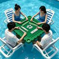 High Density EVA Durable Portable Floating Mahjong Table Waterproof Pool Game Tray Multi-use for Pool Party Poker Dominoes