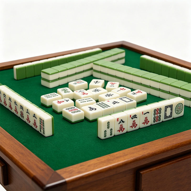 Luxury Acrylic American Mahjong Set Simple Minimalist Design Durable Mahjong Tiles Premium Table Game for All Ages Holiday Gift