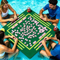 ODM WholesaleFloating Mahjong Table for the Pool Waterproof EVA Floating Game Tray With Cup Holders Portable Water Play Table
