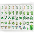 OEM ODM Custom Acrylic Crystal American Mahjong Mini Hand Play Durable Portable Outdoor Travel Game Set for Gift Entertainment
