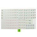 OEM ODM Custom Logo Size Portable Hand Rub Mahjong Tiles Two Color Acrylic American Mahjong Set Entertainment Durable 4 Players
