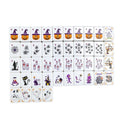 OEM ODM Wholesale Supply 4 Layers Halloween Themed Candy Colors Acrylic American Mahjong Set 160 Pcs Standard US Mahjong Tiles
