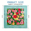 OEM Rubber Mahjong Mat Silent Quick Dry Super Absorbent Gaming Table Cover Four Players Indoor Mahjong Waterproof Stain