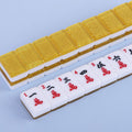 Pink Glitter Acrylic Mahjong Set