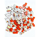 Wholesale 160 Pieces Four Layer Acrylic Candy Colors Durable Mahjong Tiles Halloween Ghost Pattern Luxury American Mahjong Set