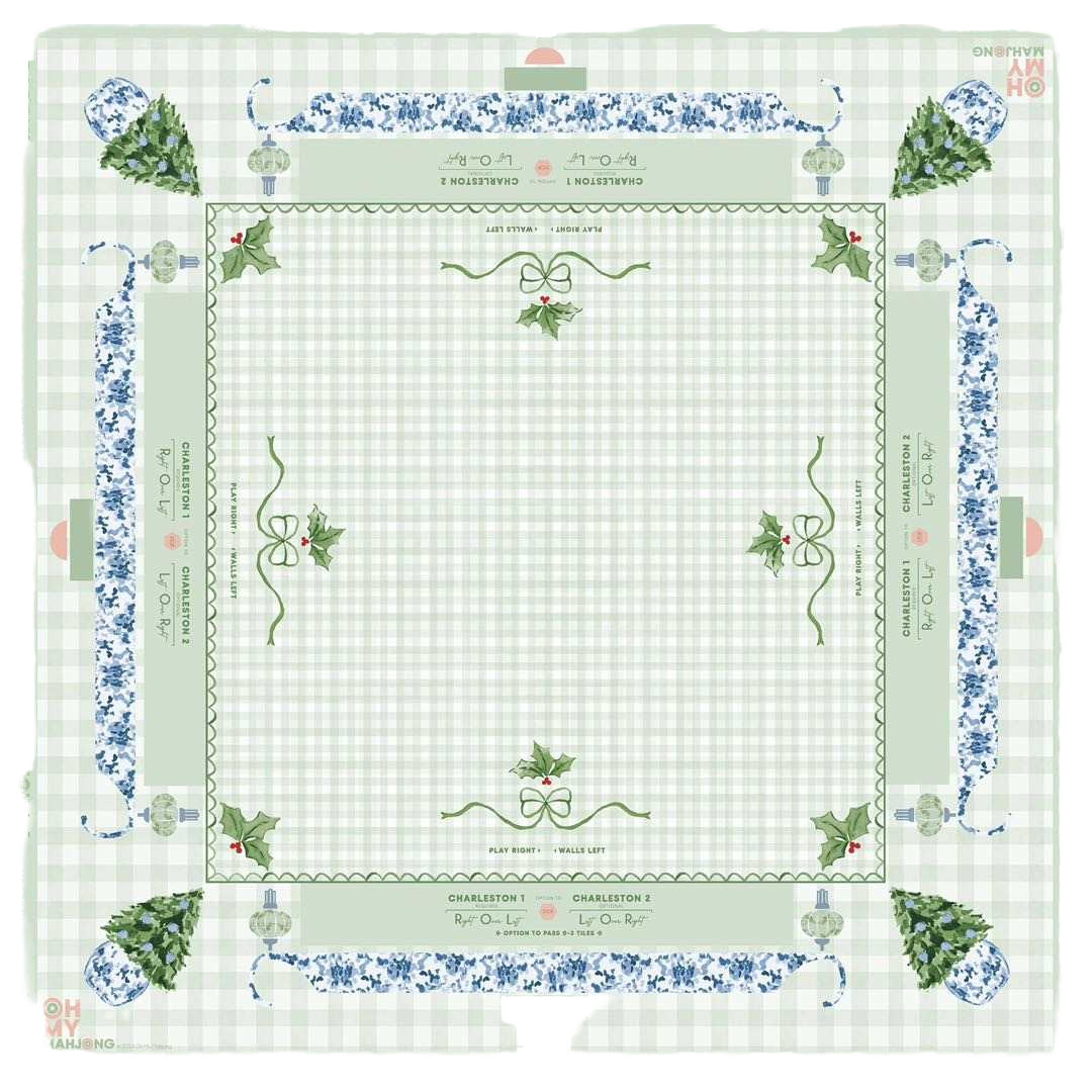 Wholesale Square Rubber American Mahjong Table Mat Noise Reduction Anti Slip Casino Gambling Home Club Entertainment Game