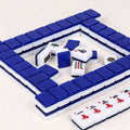 Wholesale Supply Luxury English Version Mahjong Tiles Arabic Numeral Foreign Hand Rub Acrylic 144-Tile NMJL Compliant Custom